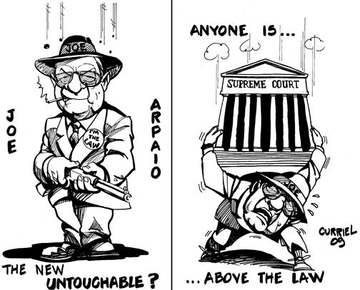 joe arpaio catoon